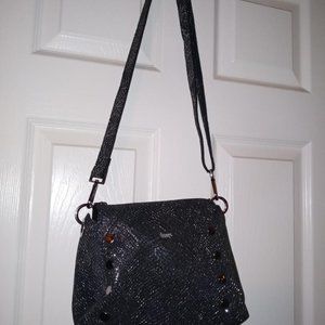 NEW HAMMITT BRYANT AFTER DARK MEDIUM IN SNAKESKIN/GUNMETAL